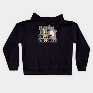 Save the Chubby Unicorns Kids Hoodie